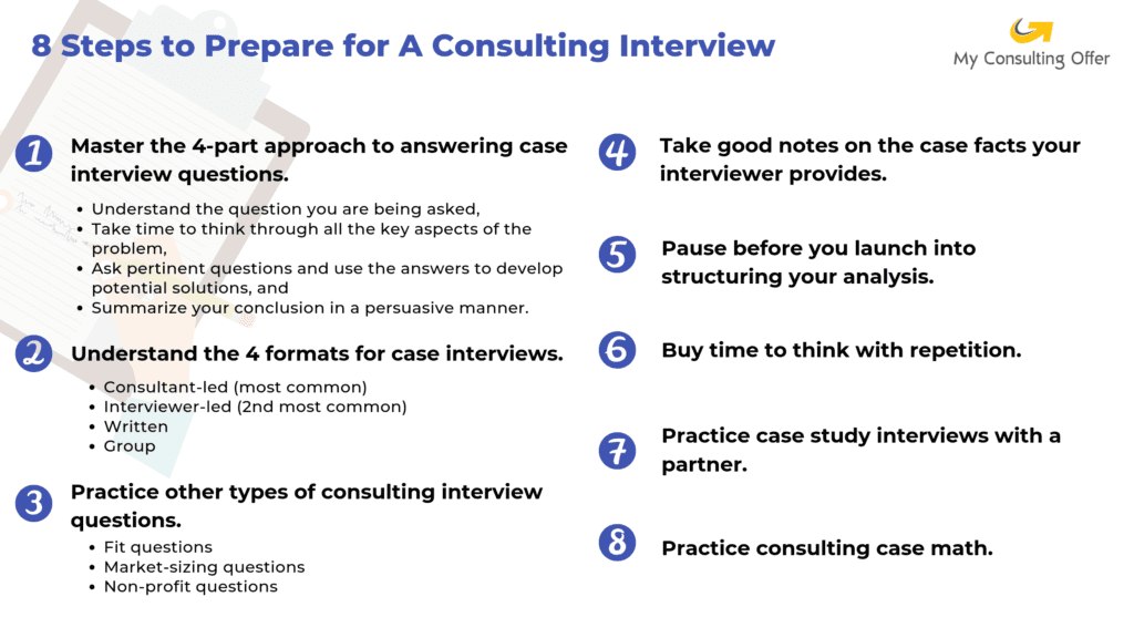 consulting interview case study questions