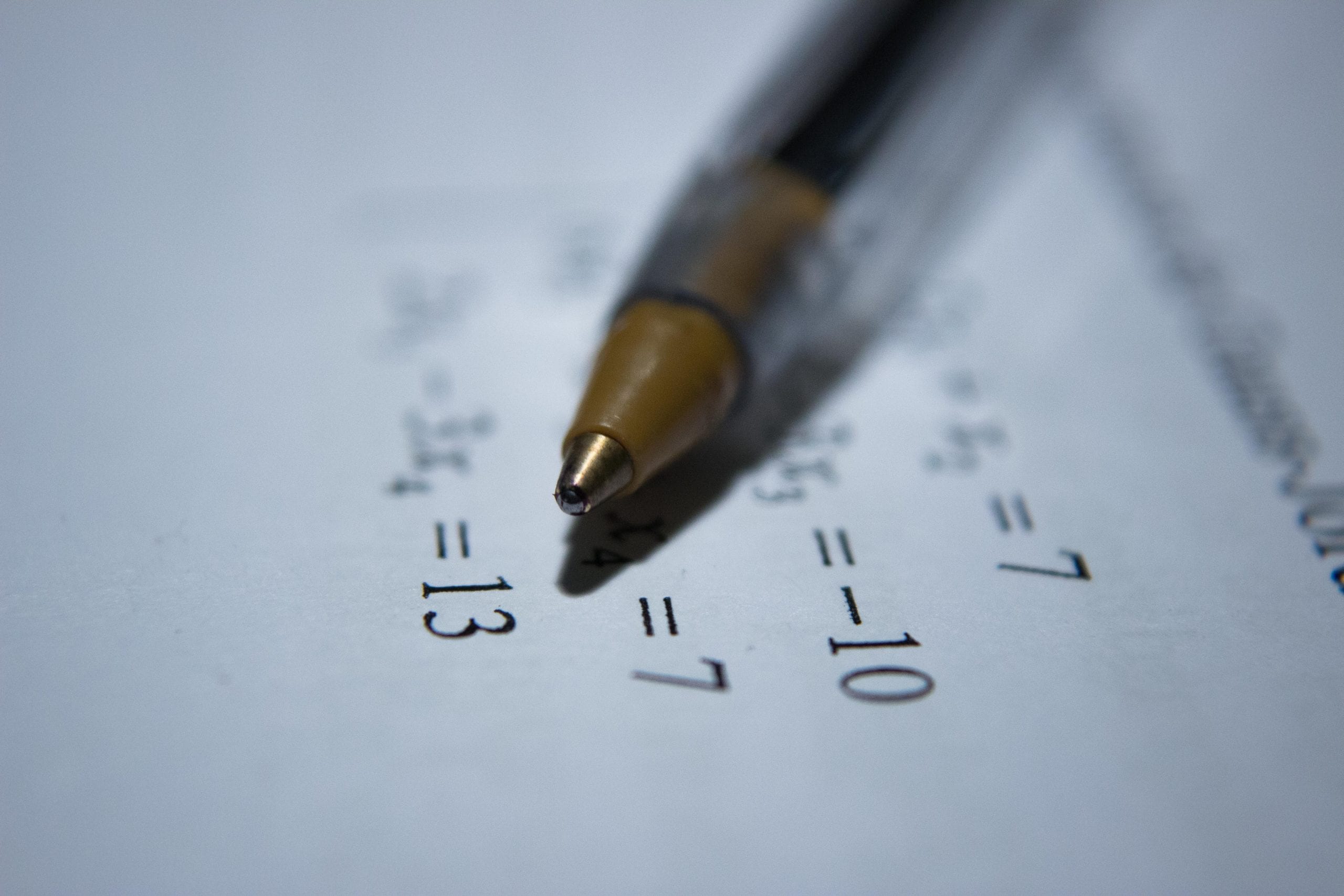 case interview math formulas - image shows math formulas