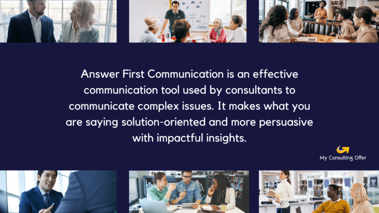 Answer first communication