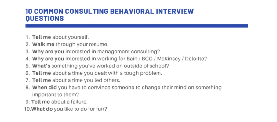 The PwC Case Interview PwC Behavioral Interview Questions